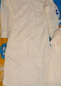 Chikankari Suit Plazzo Set