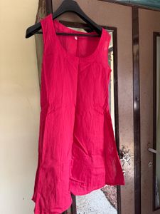 Pink Embroidered Kurta Set (3 piece)