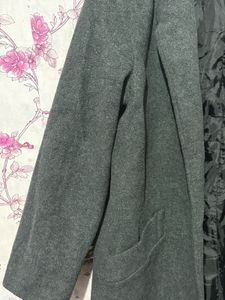 Elegant Gray Long Coat
