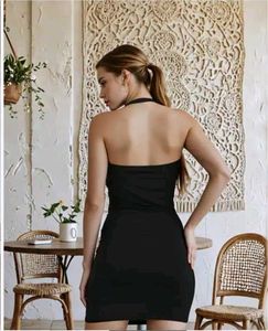 SHEIN One Shoulder Strap Mini Bodycon Dress