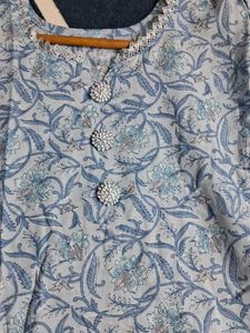 Floral Print Kurta Set