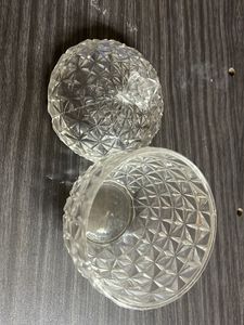 Crystal like plastic Candy Dish