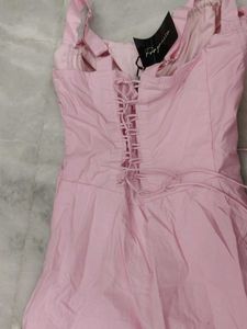 Pink Bustier Dress For Women