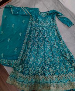 Bridal Gown/Party Wear Gown (Excel) With Duppata.