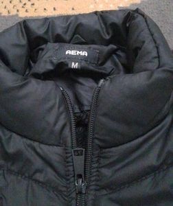 AEMA Black Puffer Jacket