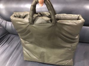 Stylish Reversible Tote Bag Military Green Large