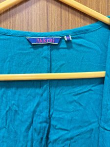 🆕 “Akkriti” Cyan Handworked Shrug