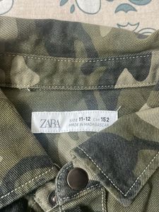 Zara Camo Print Shirt