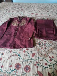 Burgundy Sherwani