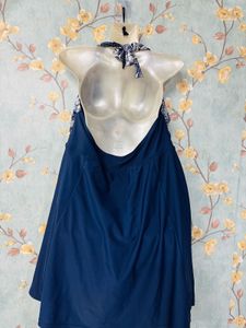 Blue Full Coverage Swimsuit