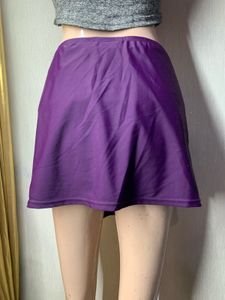Purple Swim Skirt Cover-Up