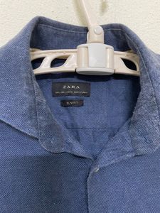 Zara Man Shirt Blue