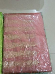 Silk Saree Set 2 - Green &amp; Prach