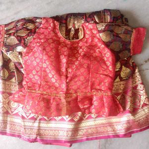 Party Wear Pattu Skirt