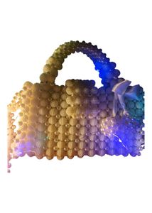 Unique Beaded Pearl Handbag