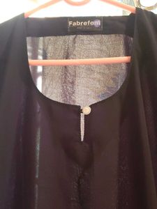 Heart Patterned abaya