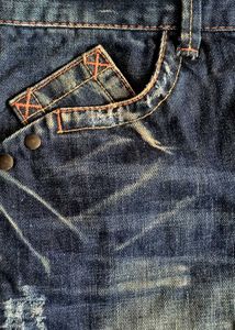 denim mini skirt!