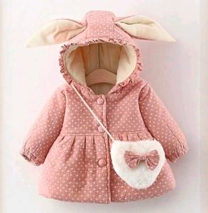 Cute Bunny Ear Baby Coat