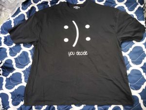 Shein Black Graphic Print T-Shirt