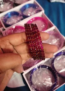 Insta Trending🔥🔥 Rain Drop Glass Bangles