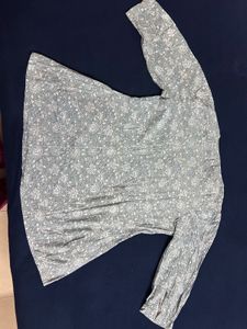 Floral Print Tunic Top