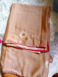 Mirror Work Blouse Nd Saree Desginer