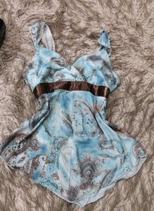 Ethereal Paisley Pinteresty Fairycore Top