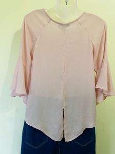 Pink Bell Sleeve Top