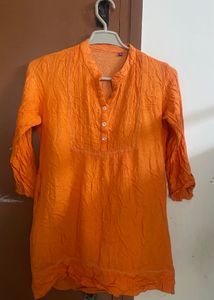 Orange Kurta