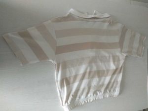 Polo Beige And White T-shirt