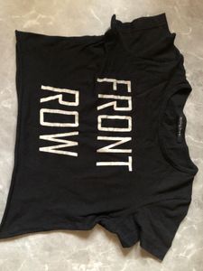 Black Crop Tshirt