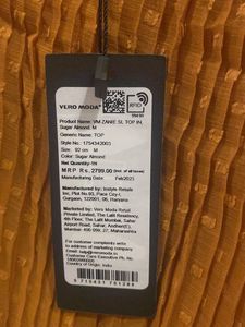 VERO MODA Chic Brown Textured Top