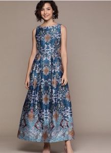 LABEL RITU KUMARFloral Print Maxi Dress