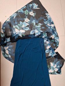 Floral Teal Dress