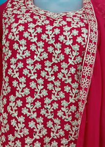 NEW Heavy Hot Pink Palazzo Set 40"