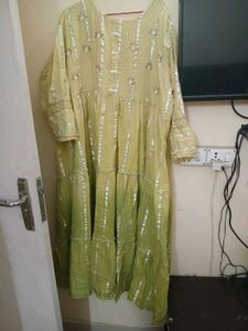 Anarkali Kurti With Nice Handwork