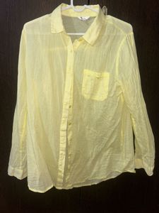 Yellow Button-Down Shirt