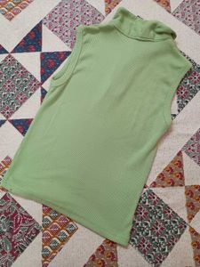 Green Polo Tank Top