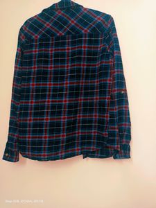 Women Dark Blue Casual Shirt