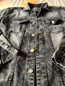 Charcoal Denim Jackets Unisex