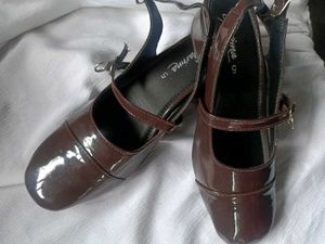 Vintage Brown Ballerina Shoes