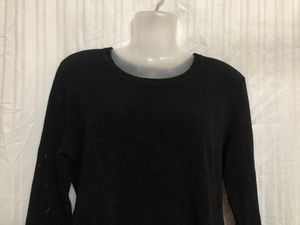 Genuine Black Long Sleeve Top