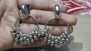 Oxidised Jhumka