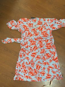 Floral Wrap Dress/ Shrug