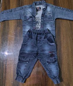Denim Jacket & Pants Set