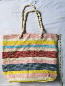 Striped Tote Bag