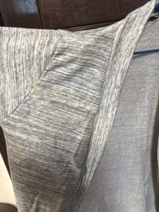 Gray Open Front Shrug/Cardigan
