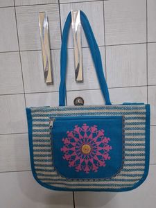 Blue Handbag