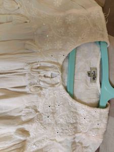 White Embroidered Top