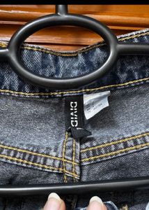 H&amp;M Wide Leg High Waist Denim Jeans